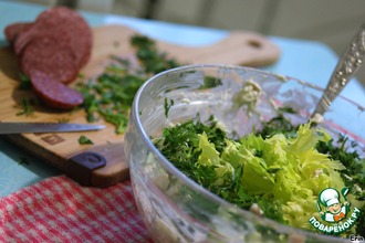 Рецепт: Салат с сельдереем и фетой