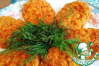 Рецепт: фрикадельки из моркови с отрубями