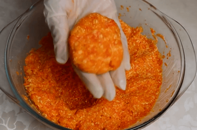 Приготовление котлет из моркови